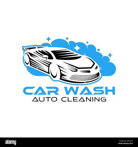 Car Wash Logo Vector Illustration template. Trendy Car Wash vector logo ...