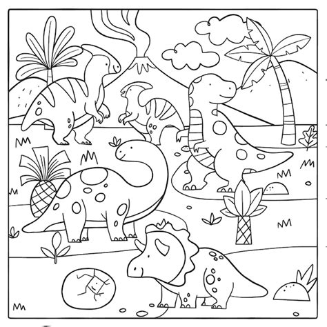 Free Dinosaur Coloring Pages Pre - Infoupdate.org