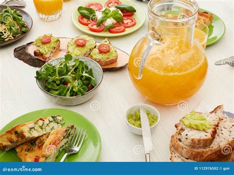 Healthy Food On Table Stock Photo Image Of Celebration 112976502