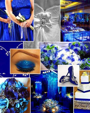 Sapphire Blue Wedding Centerpieces