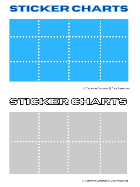 Sticker Chart Freebie! | Sticker chart, Chart, Digital sticker