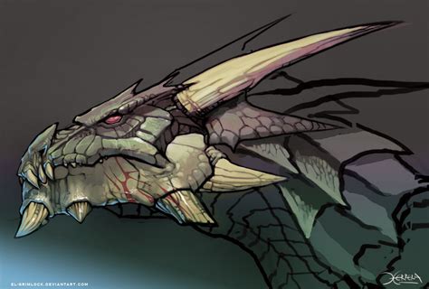 Dragon head by el-grimlock on DeviantArt