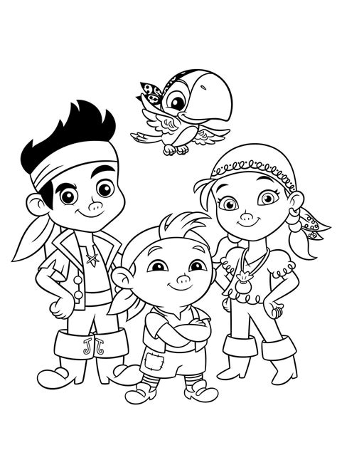 Jake and the Never Land Pirates coloring pages