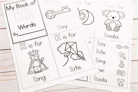 Mini Alphabet Books for Preschoolers Printable Activity