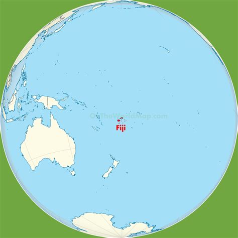 Fiji location on the Polynesia and Melanesia map