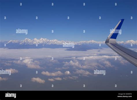 Aerial view at Himalayas Stock Photo - Alamy