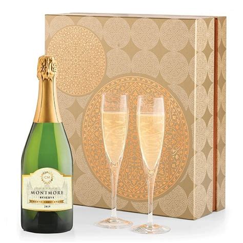 Champagne Gifts l Champagne Gift Box with Glasses