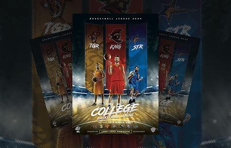 Basketball Flyer Template PSD on Behance