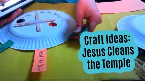 “Jesus Cleans the Temple” Bible Craft Ideas from John 2:13-22 - YouTube