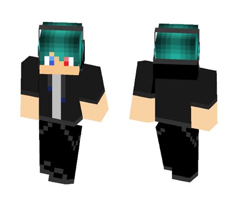 Get blue haired boy Minecraft Skin for Free. SuperMinecraftSkins