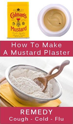 Old-Timer's Cure-All For Cough & Cold: A Mustard Plaster