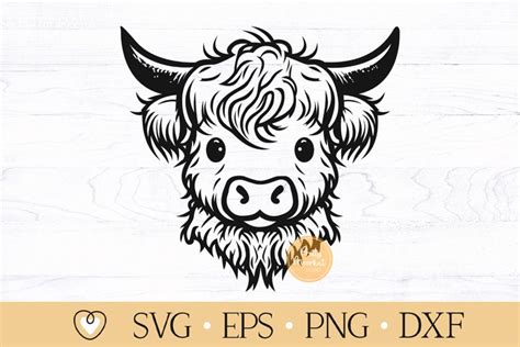 Highland Cow svg, Baby Highland Cow svg, Cute (2569181)