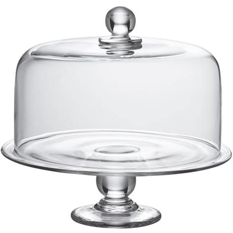 Glass Cake Stand With Dome