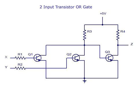 Schematic Diagram For Or Gate