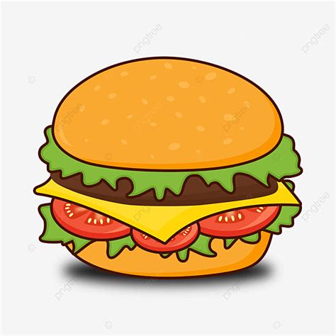 Burger Clipart Transparent Background, Vector Burger, Burger, Vector ...