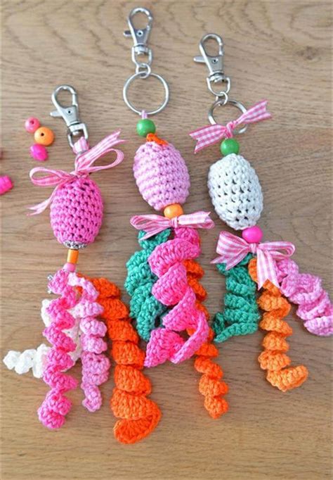 62 Easy Handmade Fun Crochet Pattern Keychains | DIY to Make