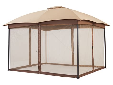 10*12ft Arched Legs & Dome Top Gazebo With Netting - PIONEER