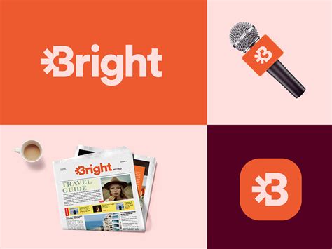 Bright News - Logo and Brand identity design | Behance