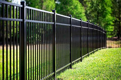 Black Aluminum Fences vs. Wrought Iron Metal Fences