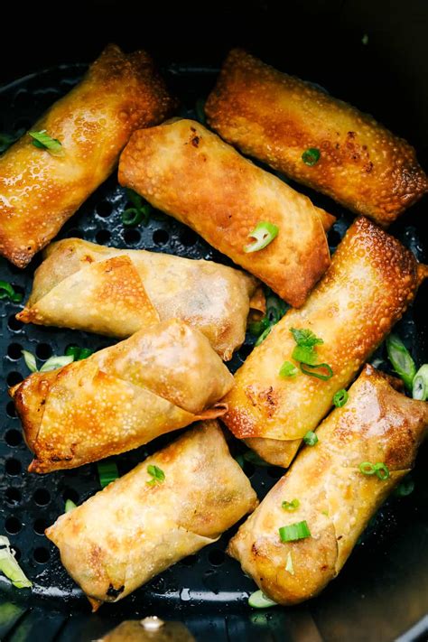 Crispy Air Fryer Egg Rolls Recipe - Optimum Recipes