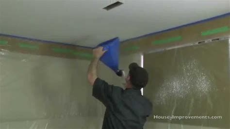 How To Apply Sand Texture Paint A Ceiling | Shelly Lighting