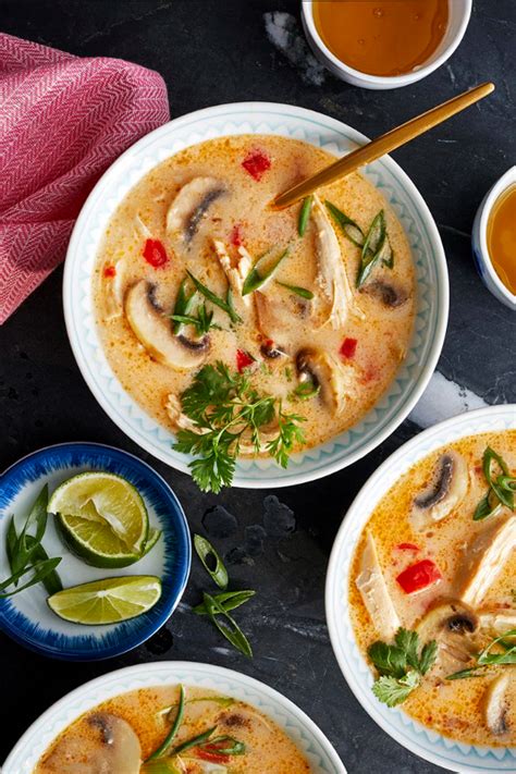 Spicy thai coconut chicken soup recipe – Artofit