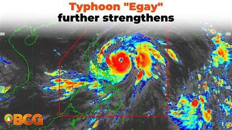 Typhoon Egay Further Strengthens | BCG