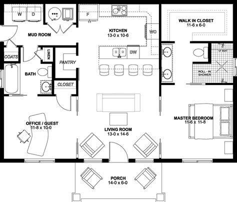 2 Bedroom House Floor Plan Dimensions | Review Home Co