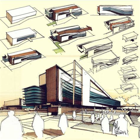 √ Modern Architecture Sketches