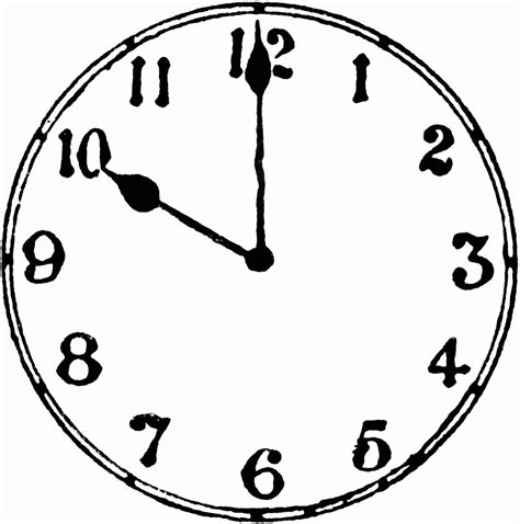 Cartoon Analog Clock 10:30 - ClipArt Best