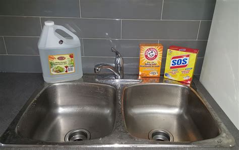 How to Clean Stainless Steel Sink Stains Naturally with Baking Soda ...