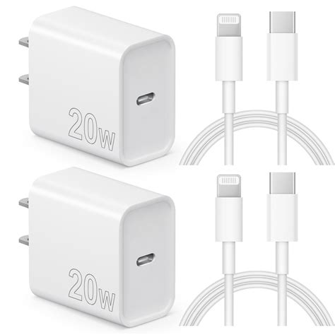 Buy iPhone Charger Fast Charging 20W USB C Wall Charger with 6FT Super ...