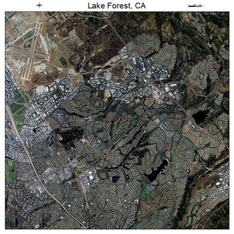 Aerial Photography Map of Lake Forest, CA California