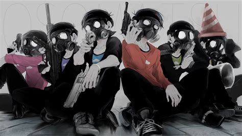 Anime Wallpaper Boys Mask - Anime Gas Mask Iphone Wallpaper in 2020 ...