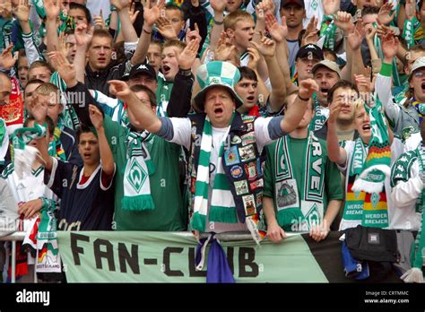 Soccer fans of Werder Bremen 1899 Stock Photo - Alamy