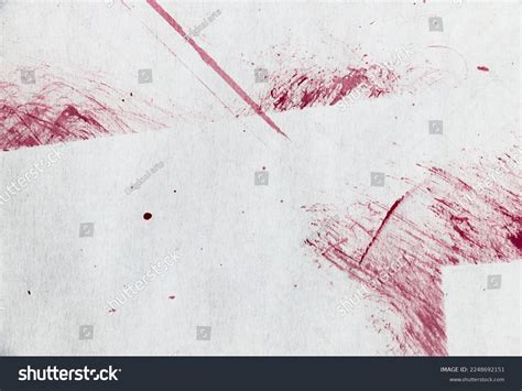 Abstract Red Paint Brush Stroke Background Stock Illustration ...