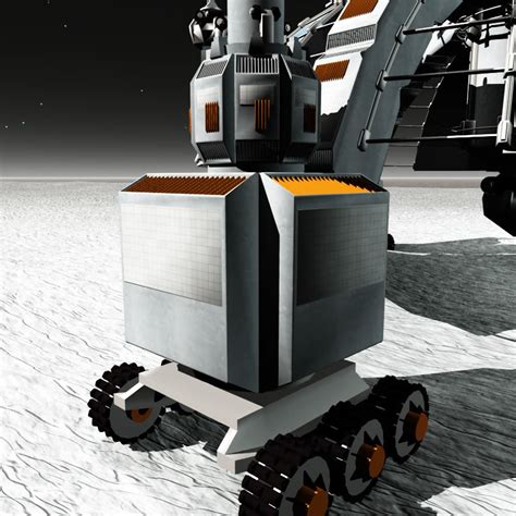 Regolith Mining Base for Poser