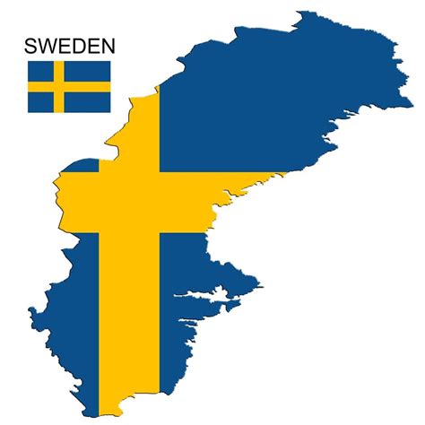 Sweden Flag Map and Meaning | Mappr