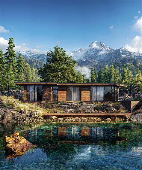 Lake cabin | Behance