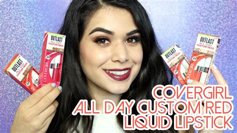 Covergirl Outlast All Day Lipstick Swatches | Lipstutorial.org