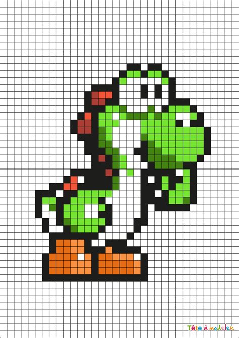 minecraft pixel art grid - Pixel Art Yoshi - CoDesign Magazine | Daily ...