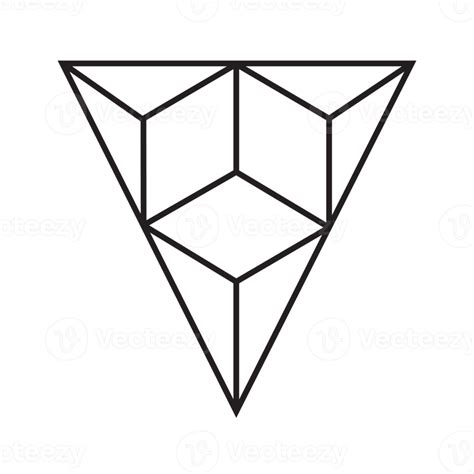 abstract line geometric sign in triangle shapes. minimal logotypes ...