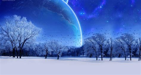 Winterscape Wallpapers - Wallpaper Cave