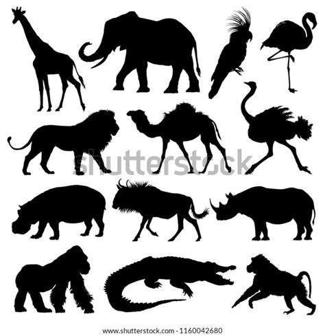 133,928 Africa Animal Silhouette Images, Stock Photos, 3D objects ...