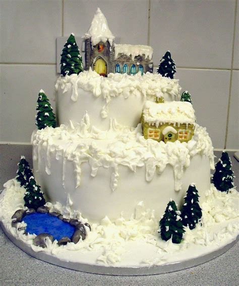 25 Beautiful Christmas Cake Decoration Ideas and design examples