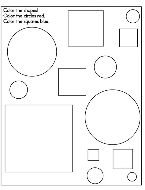 Free Printable Shapes Coloring Pages For Kids