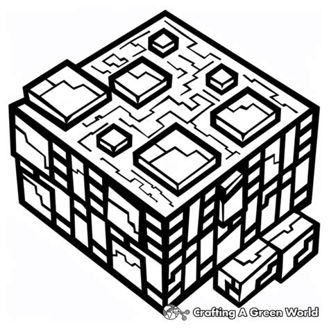 Minecraft Logo Coloring Pages - Free & Printable!