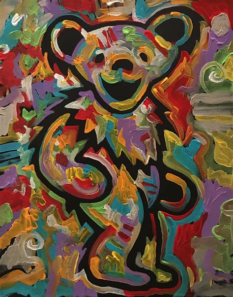 Grateful Dead Dancing Bears Art - Grateful Dead Large Dancing Bears ...