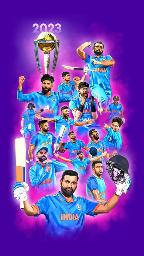 2023 Cricket World Cup Tribute | Team India's Stunning Sketch