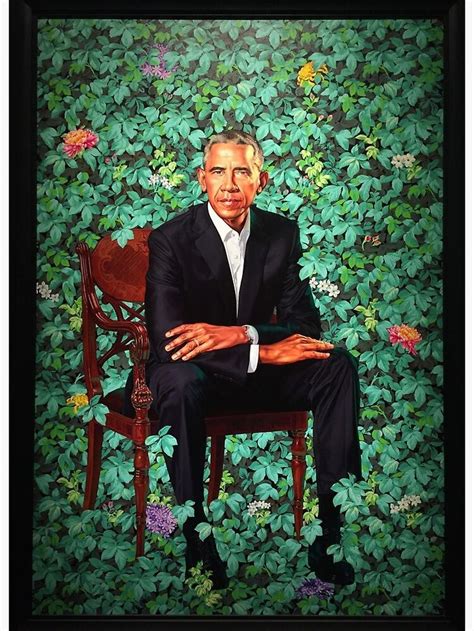 "Framed Obama Portrait" Art Board Print for Sale by blueriley13 ...